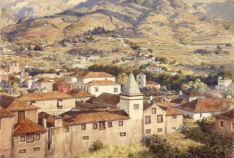 Sir Edward john poynter,bt.,P.R.A Funchal, Morning Sun china oil painting image
